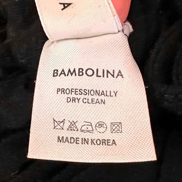 Rebel Flow Long Sleeve Mock Neck Black Ruched Tie Side Top - Picture 9 of 9